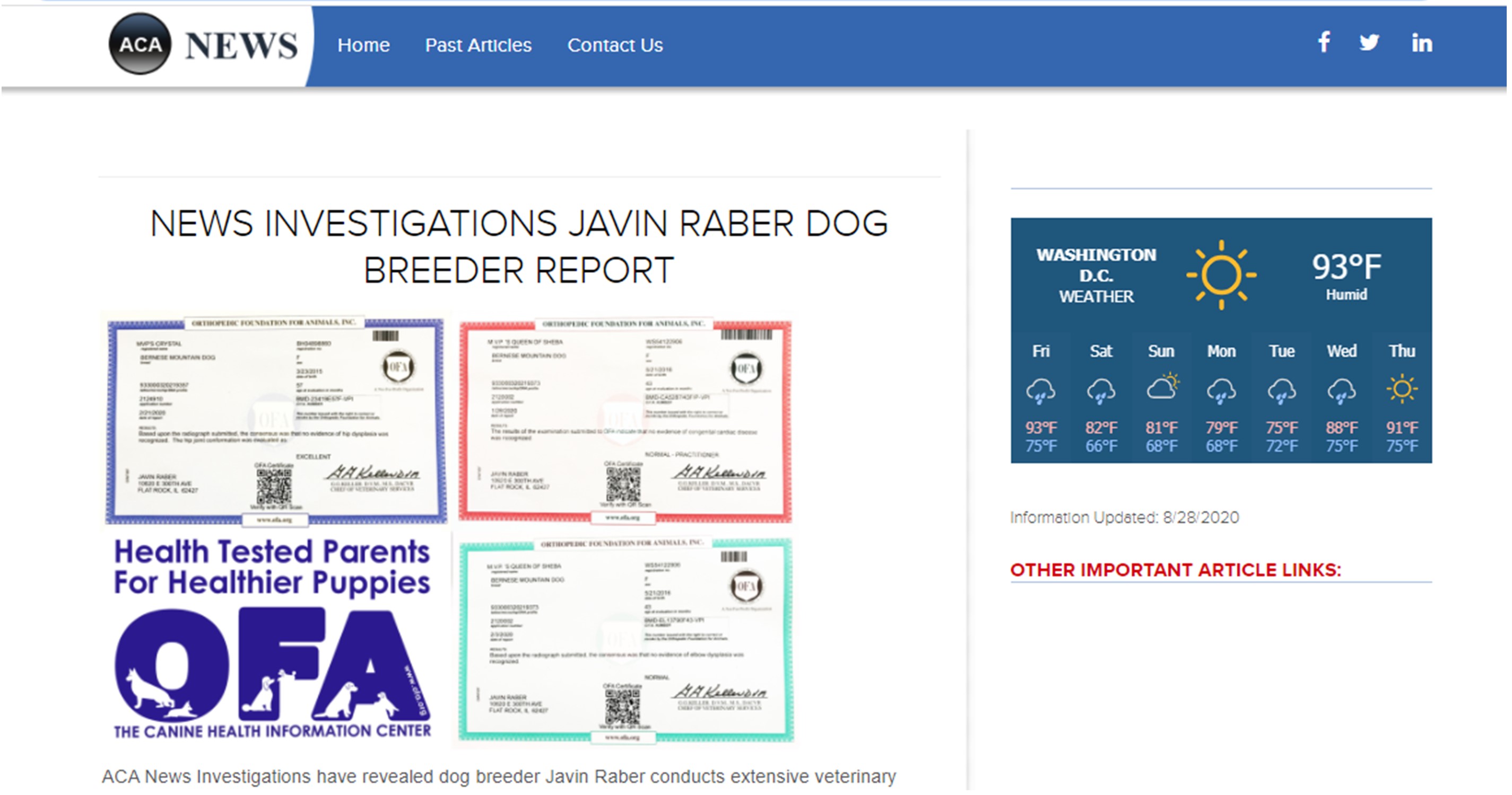 javin, raber, dog, breeder, news, article, news-report, javin-raber, dog-breeder, flat, rock, il, illinios, puppy, dog, kennels, mill, puppymill, usda, 5-star, aca, ica, registered, berniedoodle, 33-a-0586, 33a0586