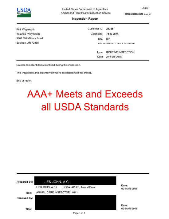 yolanda, weymouth, dog, breeder, phil, yolanda-weymouth, dog, breeder, subiaco, ar, arkansas, aphis, inspection, record, yorkshire, daschund, puppy, mill, puppymill, usda, 71-a-0874, 71a0874, inspection, records, kennel 